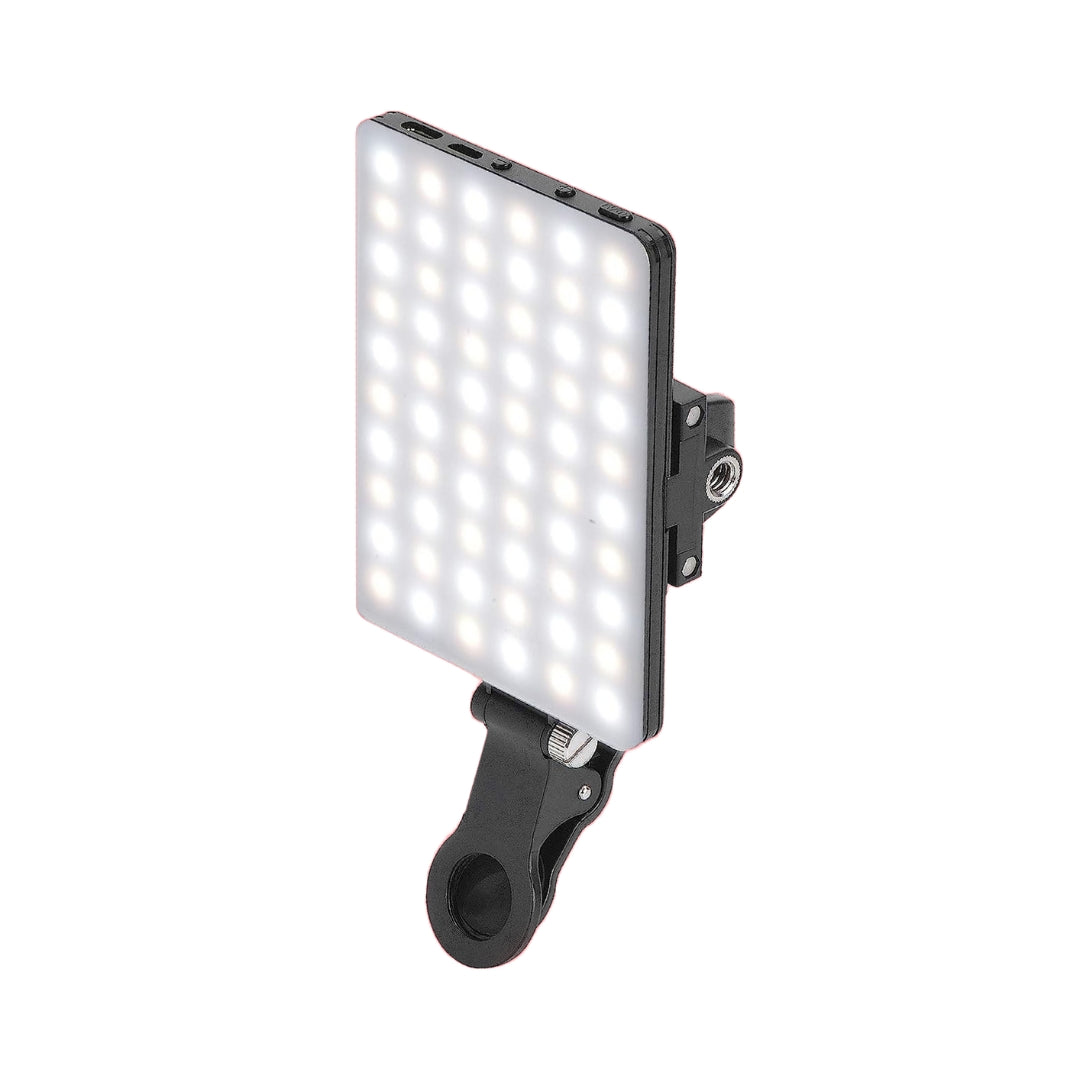 Pack Luz Led Selfie Alta Potencia + Microfono Para Celular Tipo C  Kuzler