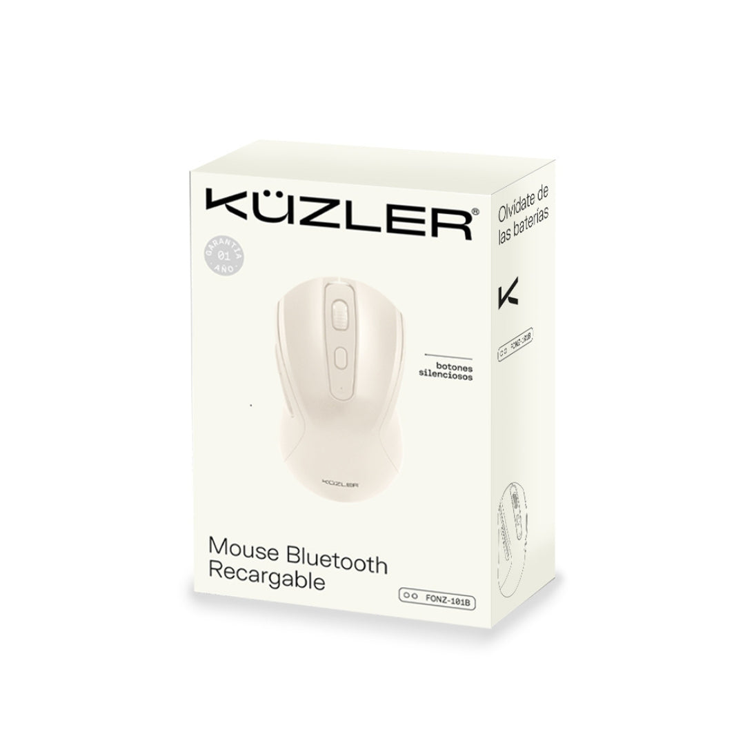 Mouse bluetooth y USB-C recargable silencioso Fonz-101