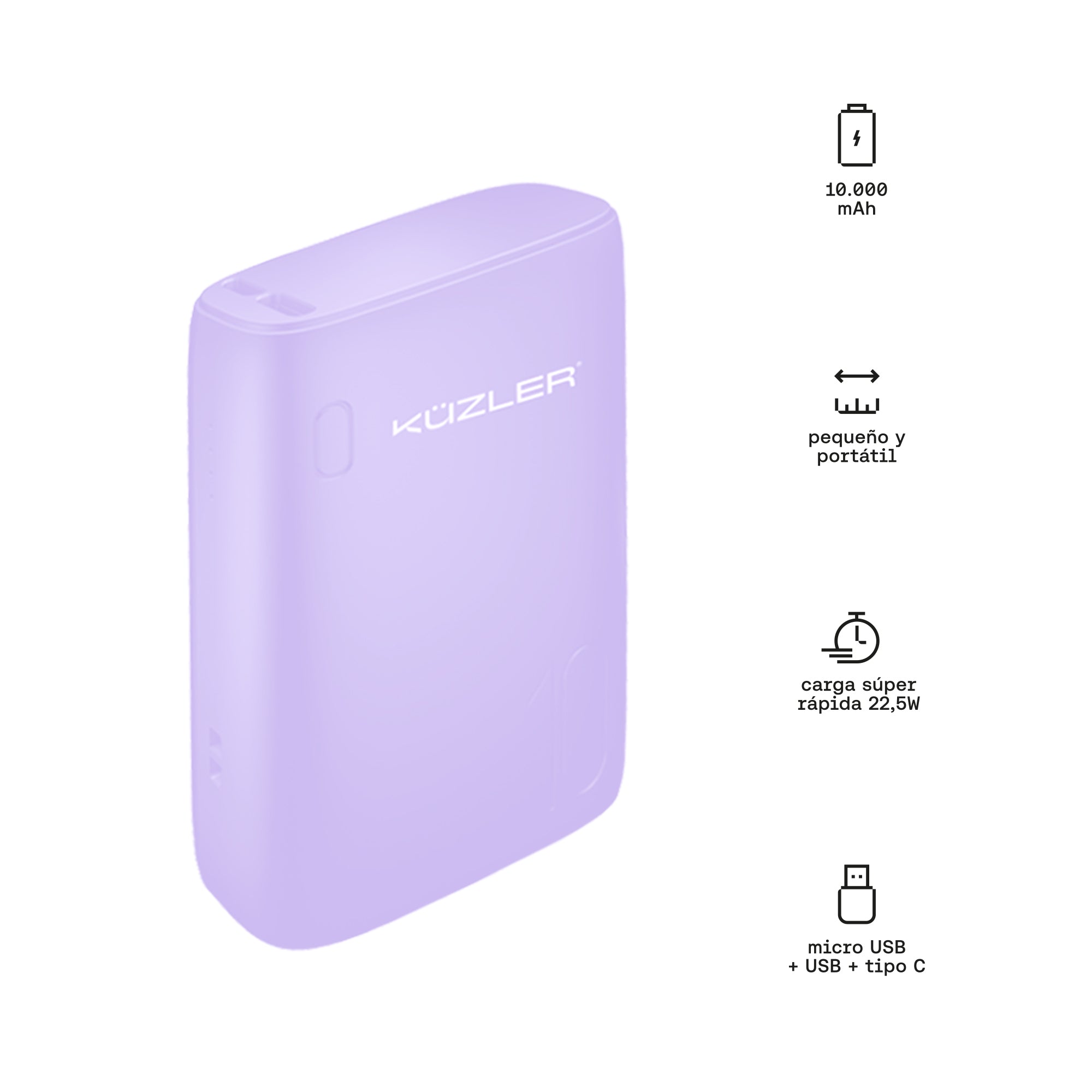 Mini Powerbank 10KmAh Carga Super Rápida ANKE-002M