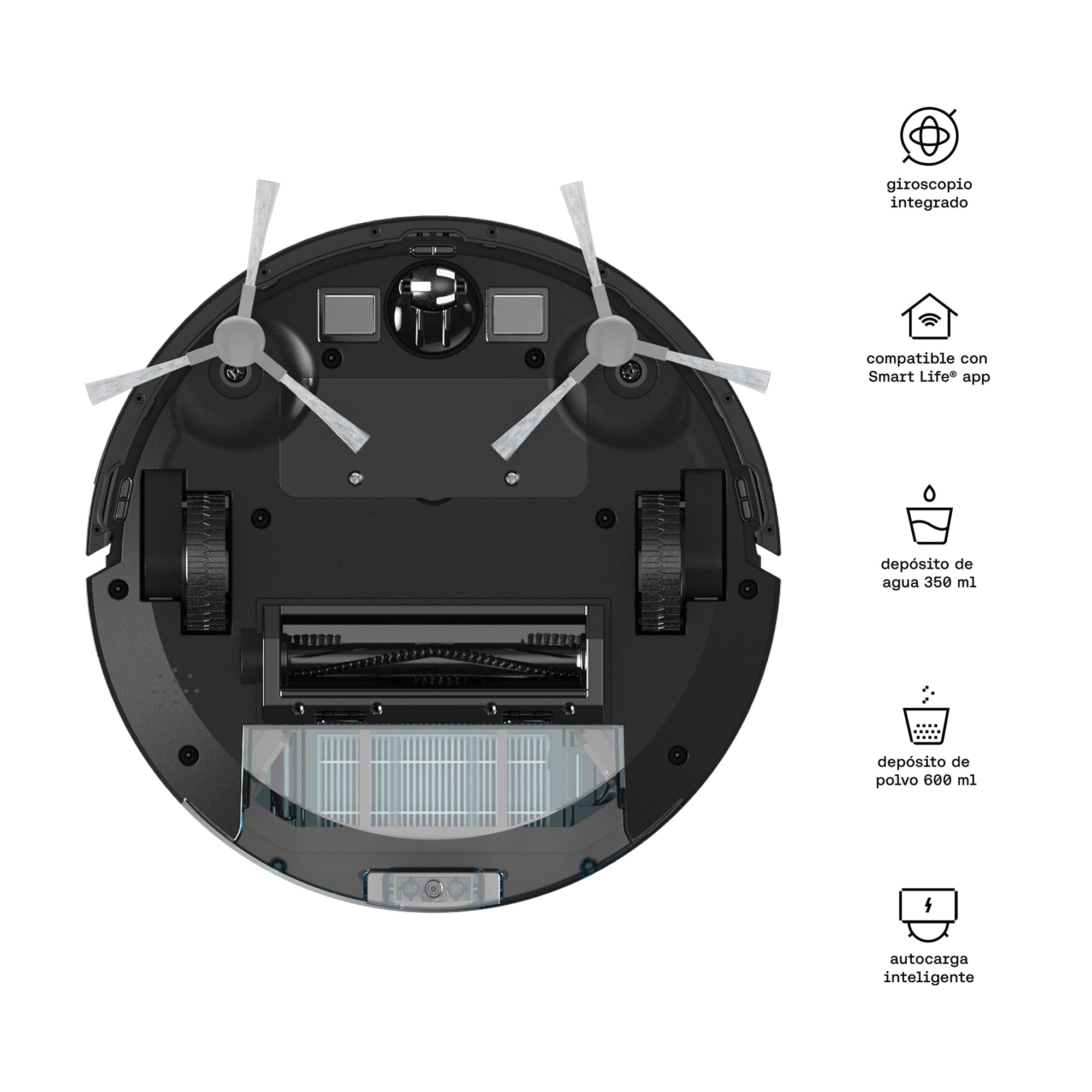 Aspiradora Robot 3 en 1: aspira, barre, trapea