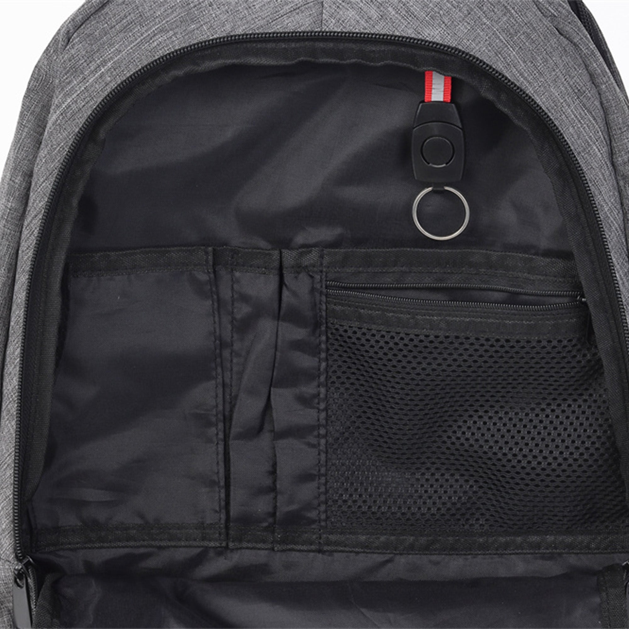 Mochila laptop 15.6" con cargador y bolsillo antirrobo