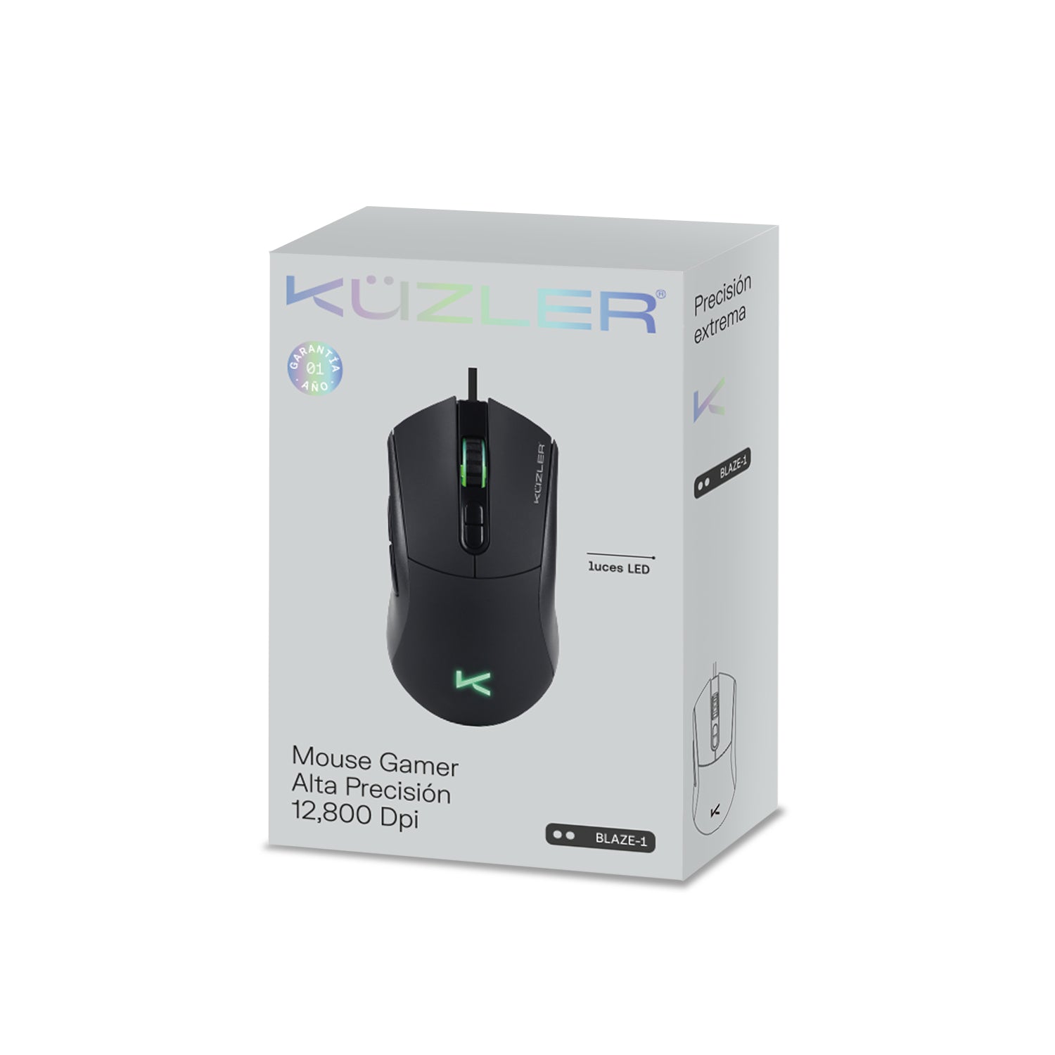 Mouse gamer alta precisión 12,000 DPI