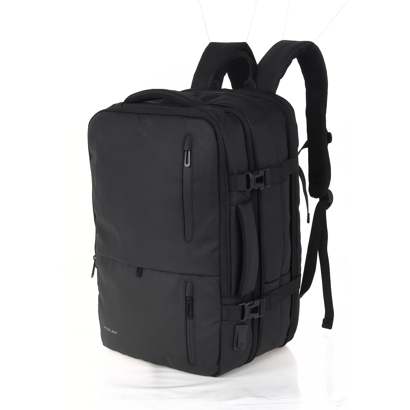 Mochila Premium viaje laptop 15.6" expandible con conector USB