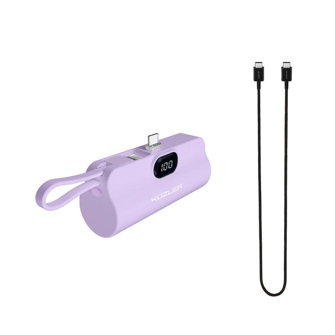 Nano Cargador Tipo-C 5000mAh Carga Rápida ILSE-101M + cable