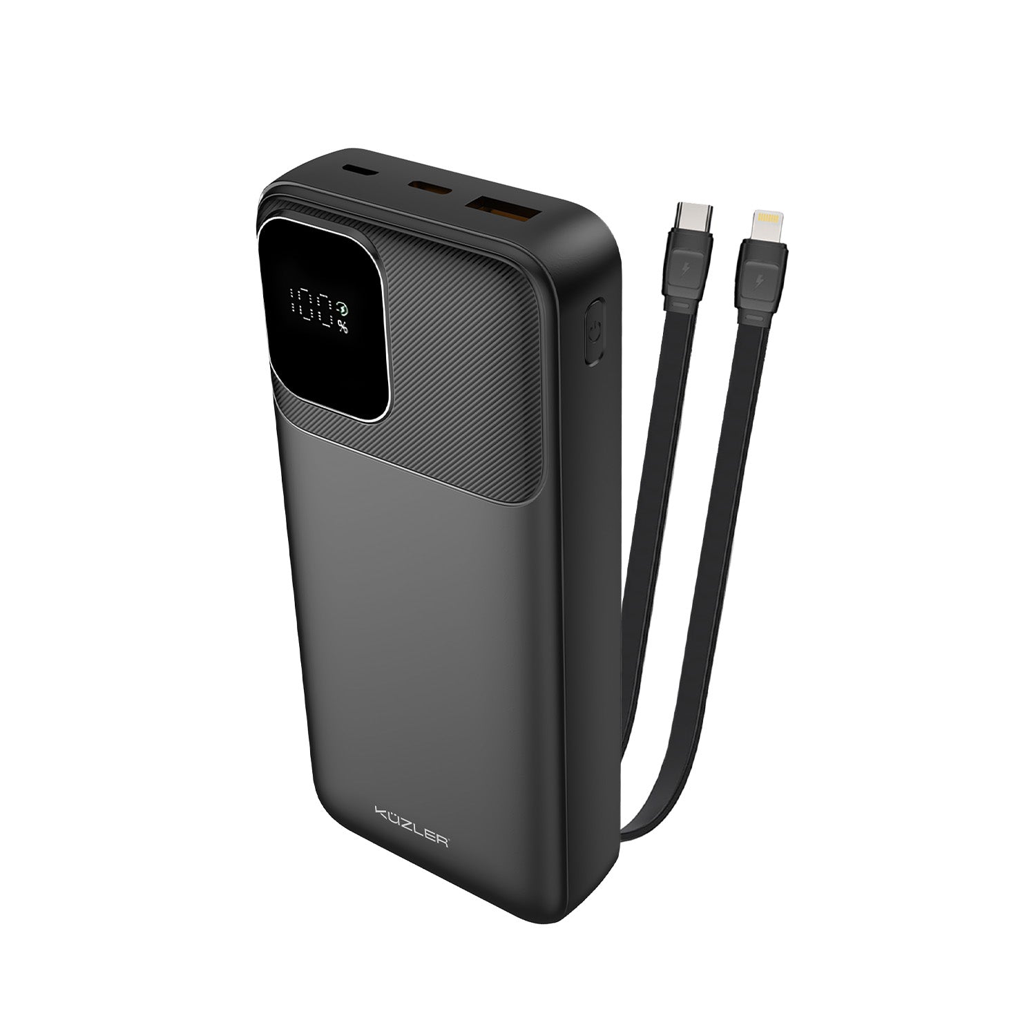 Powerbank 20,000mAh carga super rápida 22,5W cables incorporados